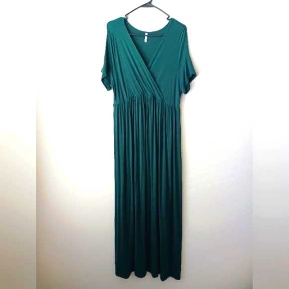 Xpenyo Dresses & Skirts - Xpenyo Green Maternity Long Maxi Dress Size XL Pre-owned